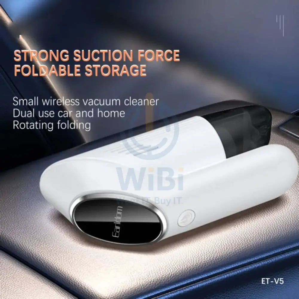 Earldom Mini Portable Wireless Car Vacuum Cleaner - 3600 mAh / 120ml Accessories > Smart Devices