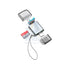Earldom OT82 4-in-1 Mini Aluminium Card Reader - USB-A / Lightning / USB-C Storage > Memory Cards