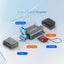 Earldom OT82 4-in-1 Mini Aluminium Card Reader - USB-A / Lightning / USB-C Storage > Memory Cards