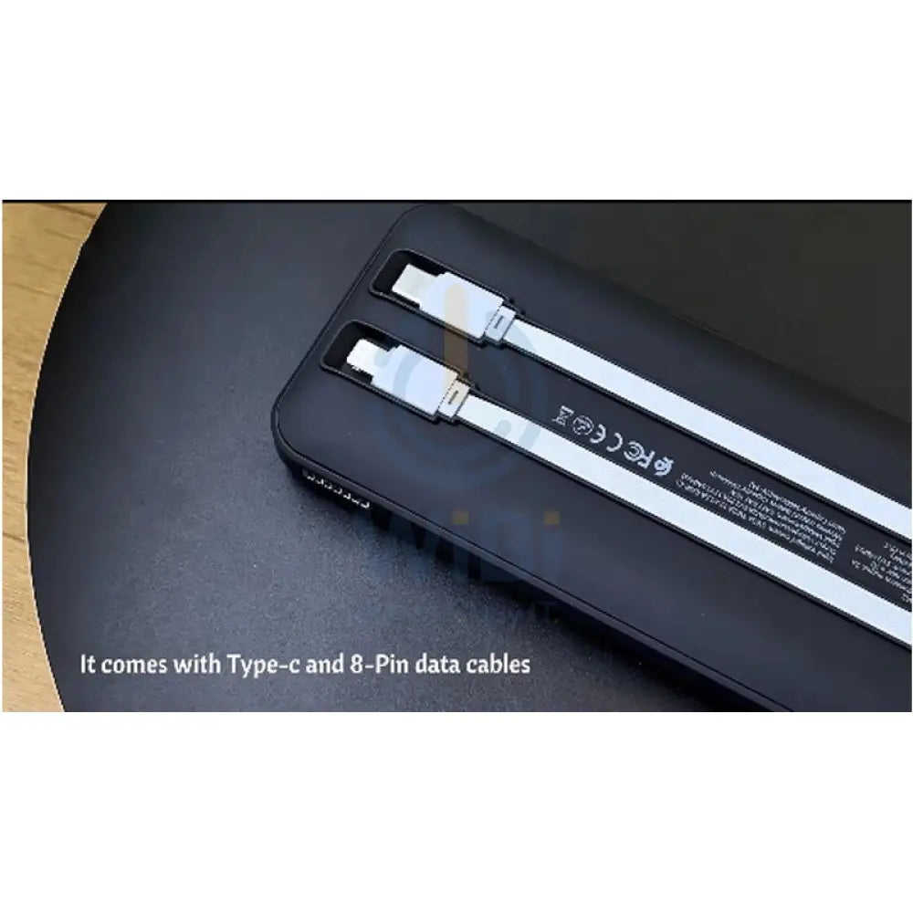 Earldom PD52 5-in-1 Power Bank Adapter With LED Display - 10000mAh / USB-C / Lightning / Black Accessories > Power Bank