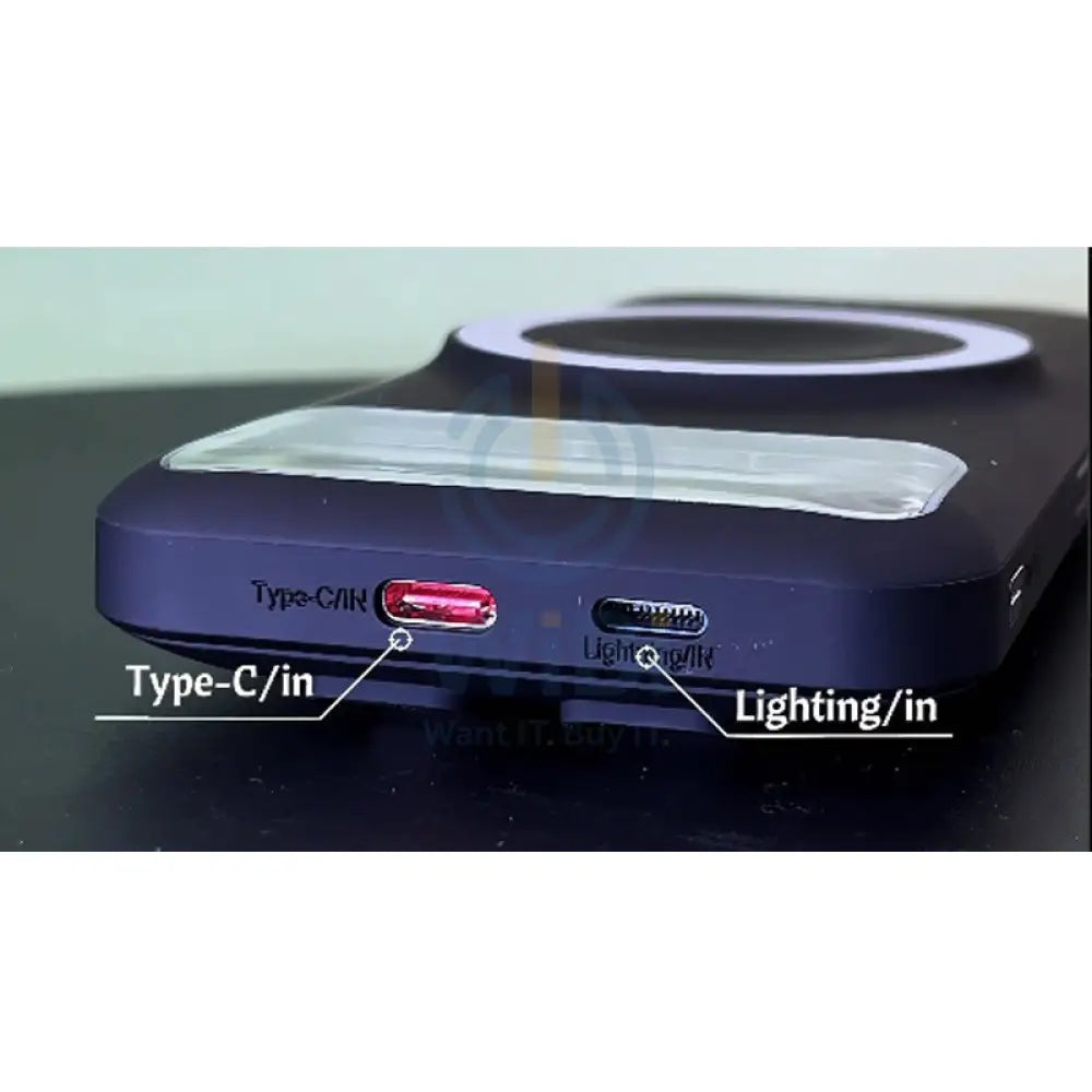 Earldom PD52 5-in-1 Power Bank Adapter With LED Display - 10000mAh / USB-C / Lightning / Black Accessories > Power Bank