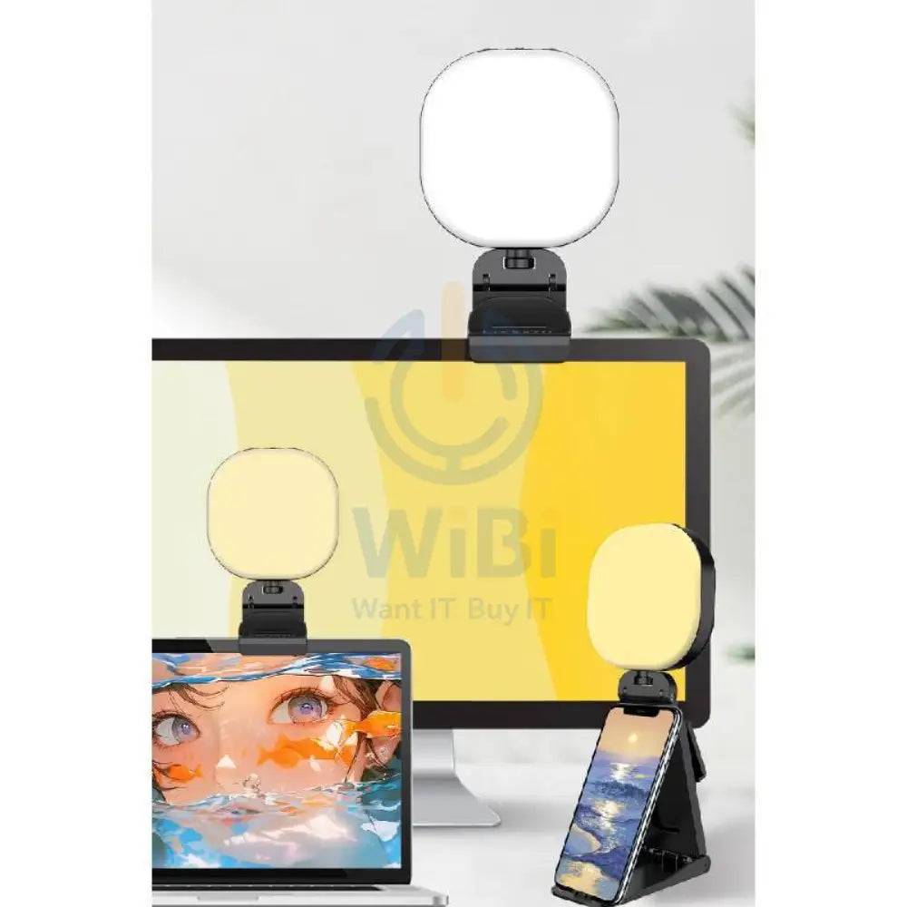Earldom ZP28 Monitor Top Led Broadcast Light - 2000mAh / Type-C / Black Accessories > Smart Devices