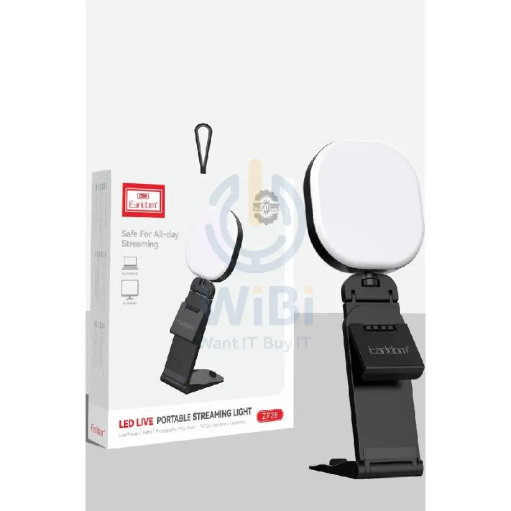 Earldom ZP28 Monitor Top Led Broadcast Light - 2000mAh / Type-C / Black Accessories > Smart Devices