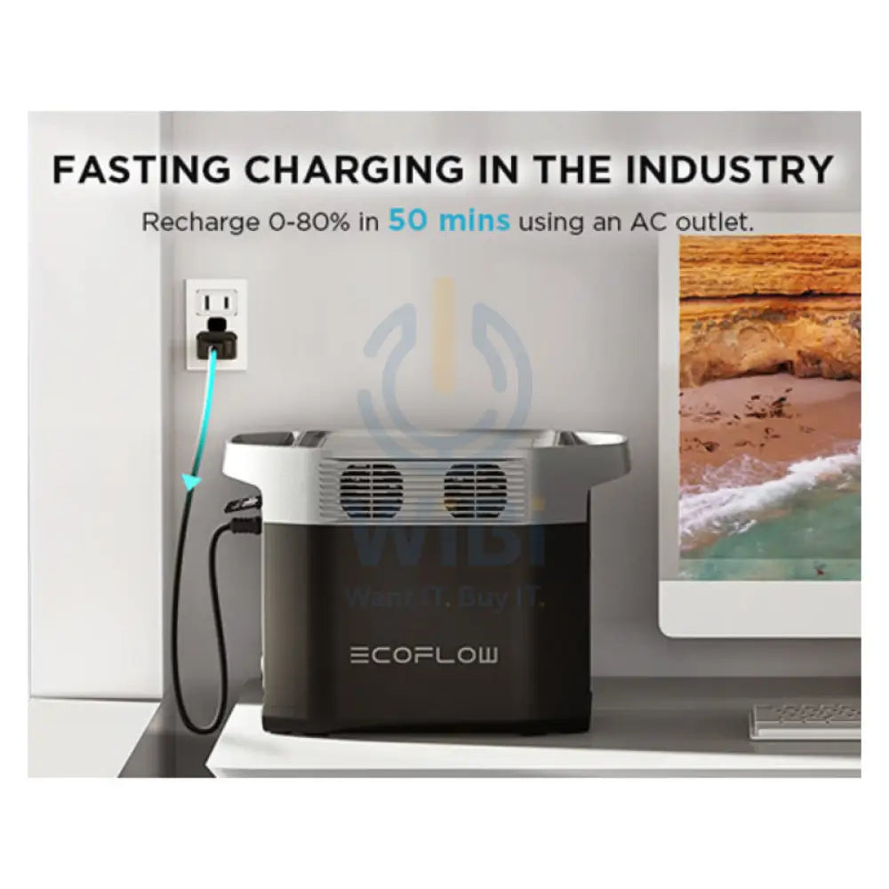 EcoFlow DELTA 2 Portable Power Station - 1024Wh / Wi-Fi / Bluetooth Accessories > Power Station