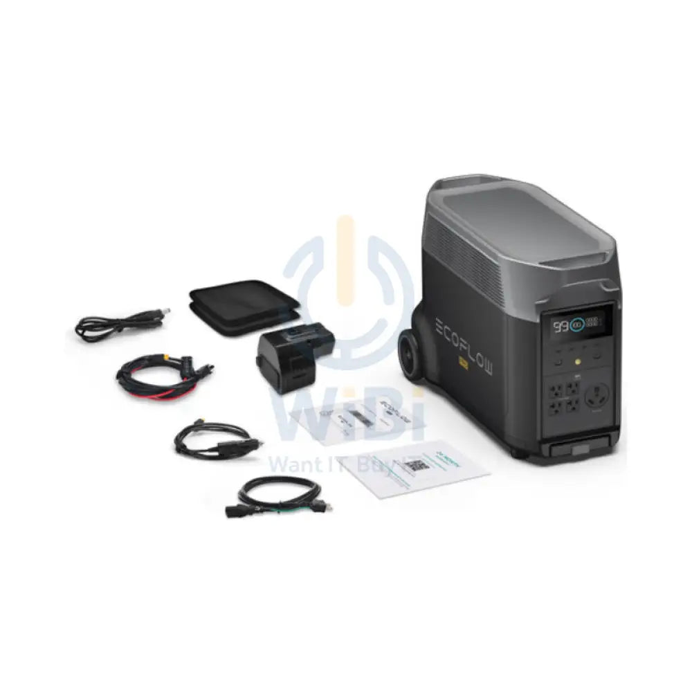 EcoFlow DELTA Pro Portable Power Station - 3600Wh / 1800W + EcoFlow 400W Portable Solar Panel - Bundle Offer