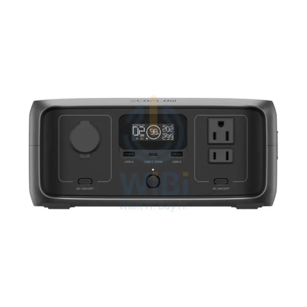 EcoFlow RIVER 3 Portable Power Station - 600W / 245Wh / Gray + EcoFlow EB300 Battery for RIVER 3 Plus + EcoFlow