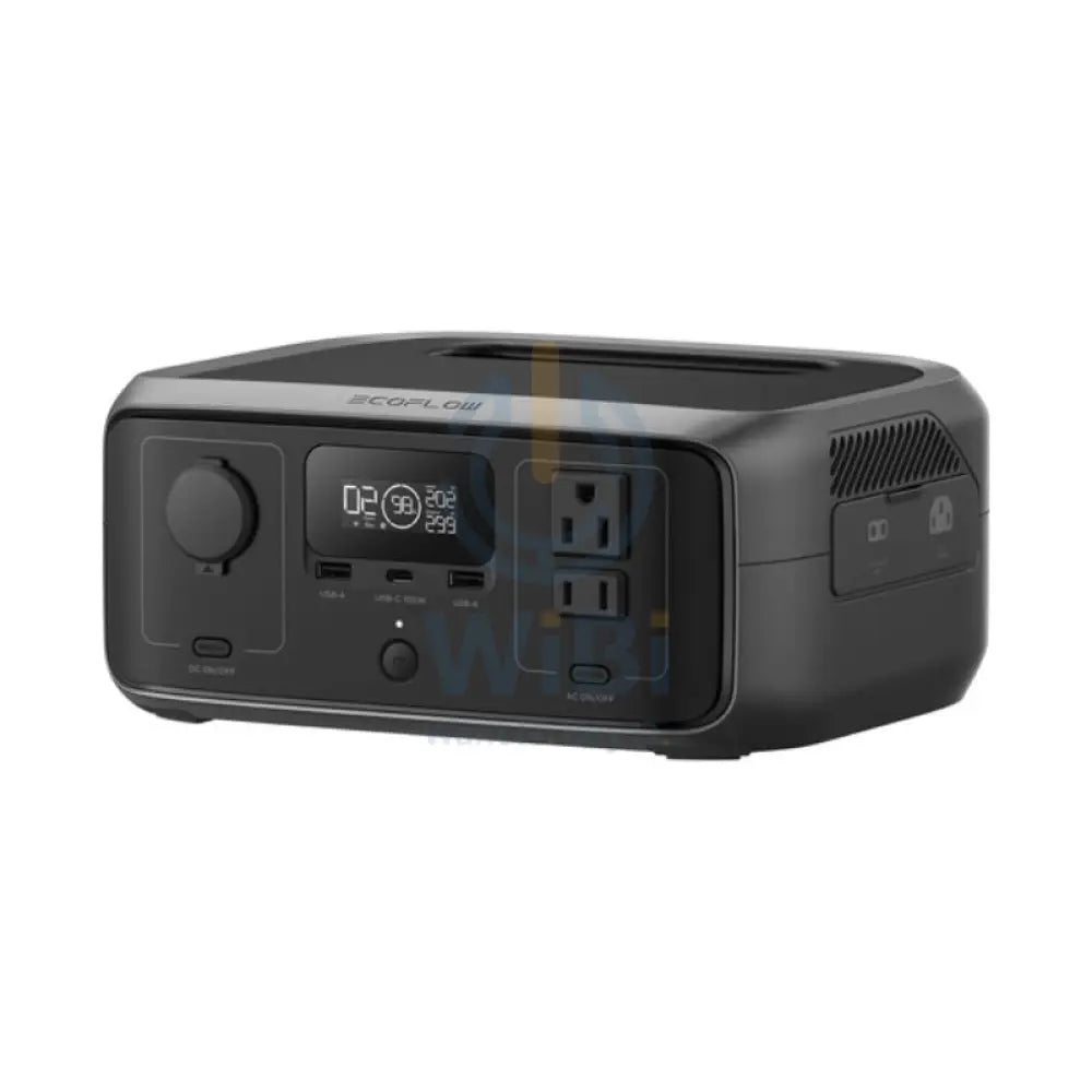 EcoFlow RIVER 3 Portable Power Station - 600W / 245Wh / Gray + EcoFlow EB300 Battery for RIVER 3 Plus + EcoFlow