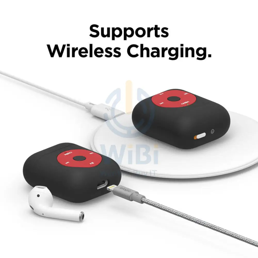 Elago Airpods 1&2 AW6 Case (iPod) - Black Accessories > Mobiles & Tablets > Mobiles