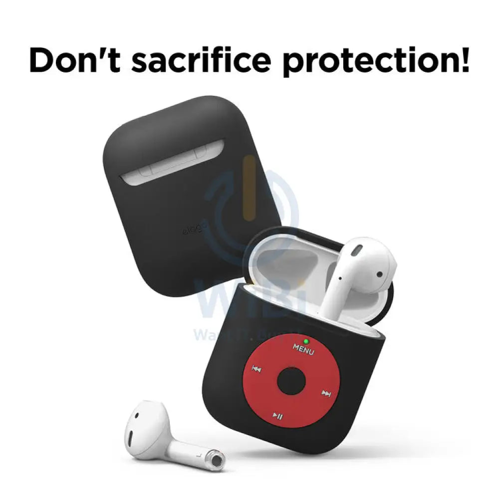 Elago Airpods 1&2 AW6 Case (iPod) - Black Accessories > Mobiles & Tablets > Mobiles