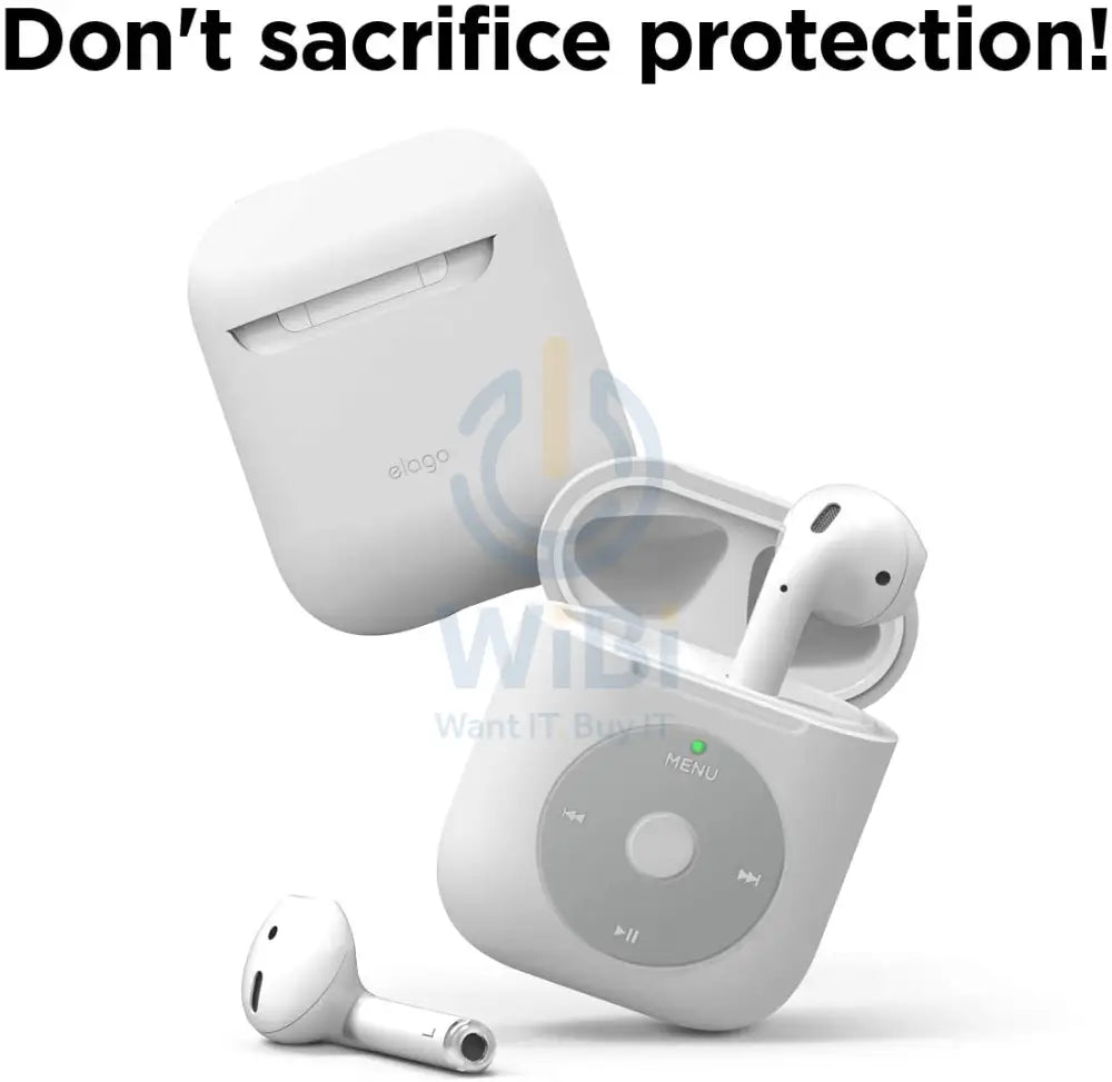 Elago Airpods 1&2 AW6 Case (iPod) - White Accessories > Mobiles & Tablets > Mobiles
