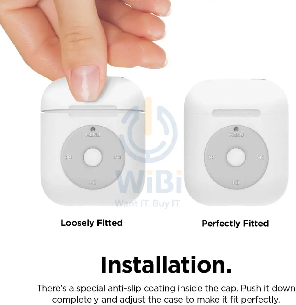Elago Airpods 1&2 AW6 Case (iPod) - White Accessories > Mobiles & Tablets > Mobiles