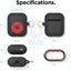 Elago AirPods 1&2 AW6 Hang Case (iPod) - White Accessories > Mobiles & Tablets > Mobiles