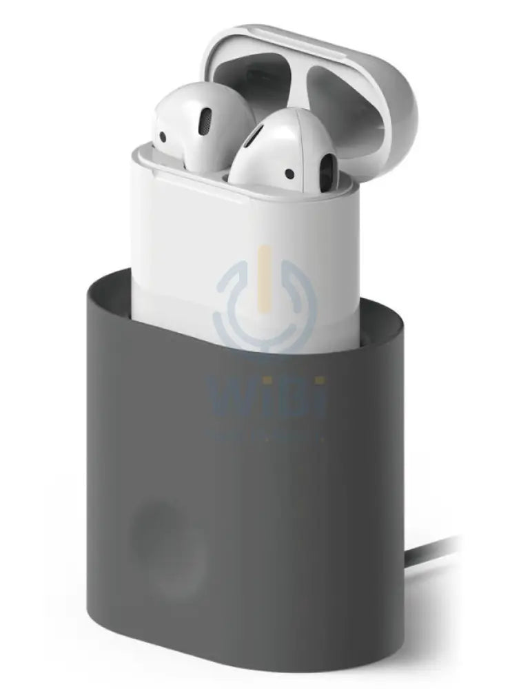Elago Airpods 1&2 charging station - Dark Gray Accessories > Mobiles & Tablets > Mobiles > Mobile Holder / Stands