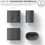Elago Airpods 1&2 charging station - Dark Gray Accessories > Mobiles & Tablets > Mobiles > Mobile Holder / Stands
