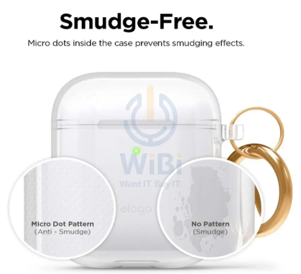 Elago AirPods 1 & 2 Clear Case - Clear Accessories > Mobiles & Tablets > Mobiles