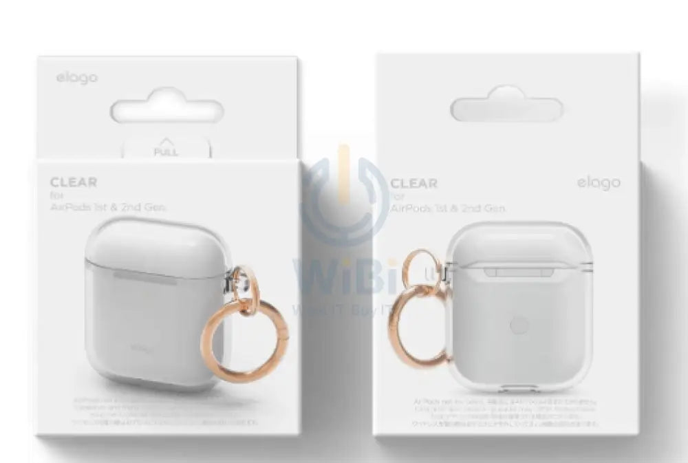 Elago AirPods 1 & 2 Clear Case - Clear Accessories > Mobiles & Tablets > Mobiles