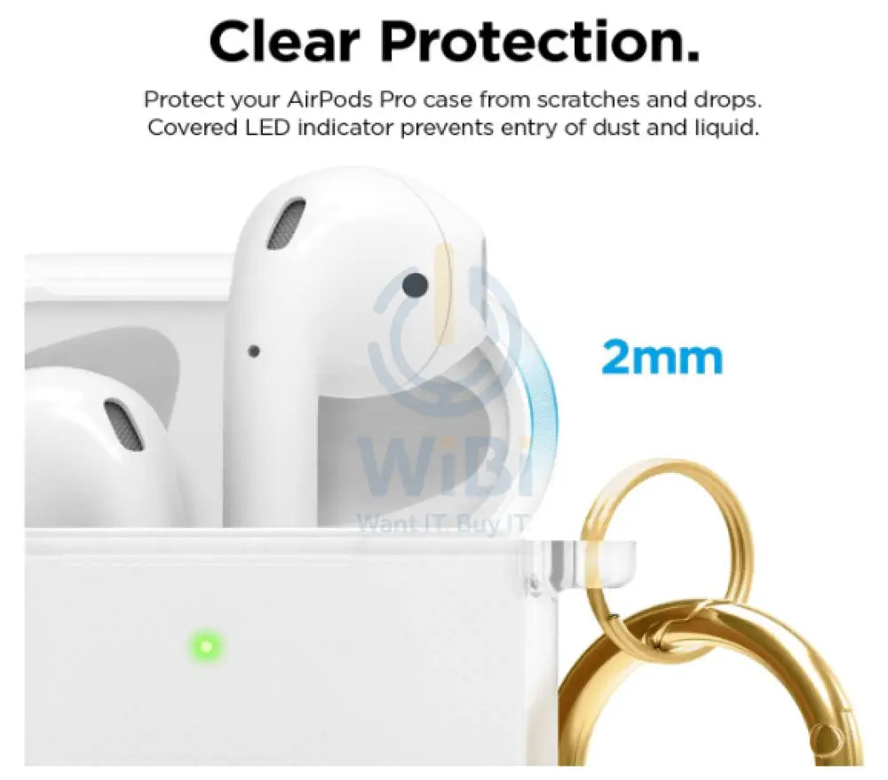 Elago AirPods 1 & 2 Clear Case - Clear Accessories > Mobiles & Tablets > Mobiles