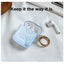 Elago AirPods 1 & 2 Clear Case - Aqua Blue Accessories > Mobiles & Tablets > Mobiles