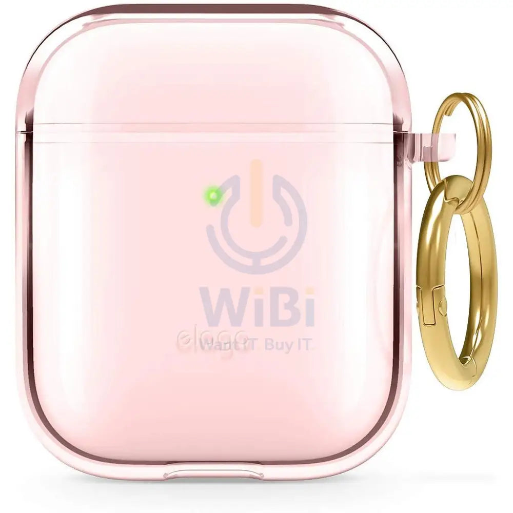 Elago AirPods 1 & 2 Clear Case - Lovely Pink Accessories > Mobiles & Tablets > Mobiles