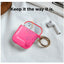 Elago AirPods 1 & 2 Clear Case - Neon Hotpink Accessories > Mobiles & Tablets > Mobiles