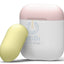Elago AirPods 1 & 2 Duo Case - Body-White / Top-Pink Yellow Accessories > Mobiles & Tablets > Mobiles