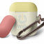 Elago AirPods 1 & 2 Duo Hang Case - Dark Brown / Pastel Blue Yellow Accessories > Mobiles & Tablets