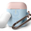 Elago AirPods 1 & 2 Duo Hang Case - Dark Brown / Pastel Blue Yellow Accessories > Mobiles & Tablets