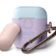 Elago AirPods 1 & 2 Duo Hang Case - Lavender / Pink Pastel Blue Accessories > Mobiles & Tablets