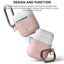 Elago AirPods 1 & 2 Duo Hang Case - Pink / White Pastel Blue Accessories > Audio > Headphones