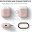 Elago AirPods 1 & 2 Duo Hang Case - Pink / White Pastel Blue Accessories > Audio > Headphones