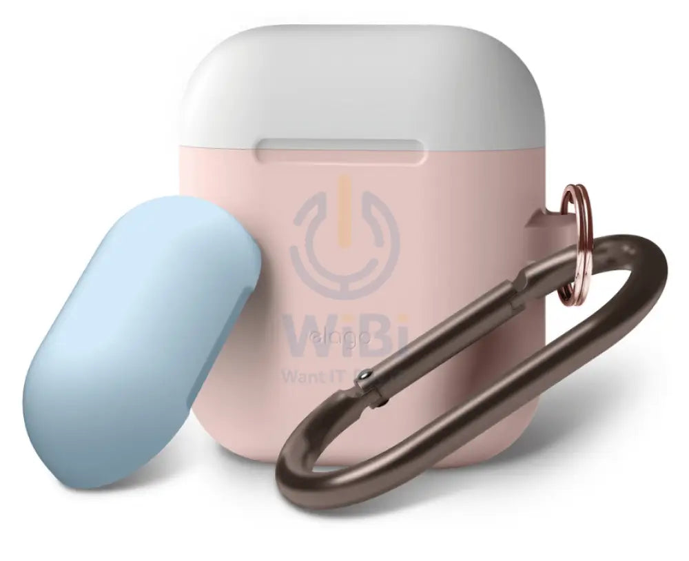 Elago AirPods 1 & 2 Duo Hang Case - Pink / White Pastel Blue Accessories > Audio > Headphones