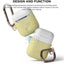 Elago AirPods 1 & 2 Duo Hang Case - Yellow / White Pastel Blue Accessories > Mobiles & Tablets