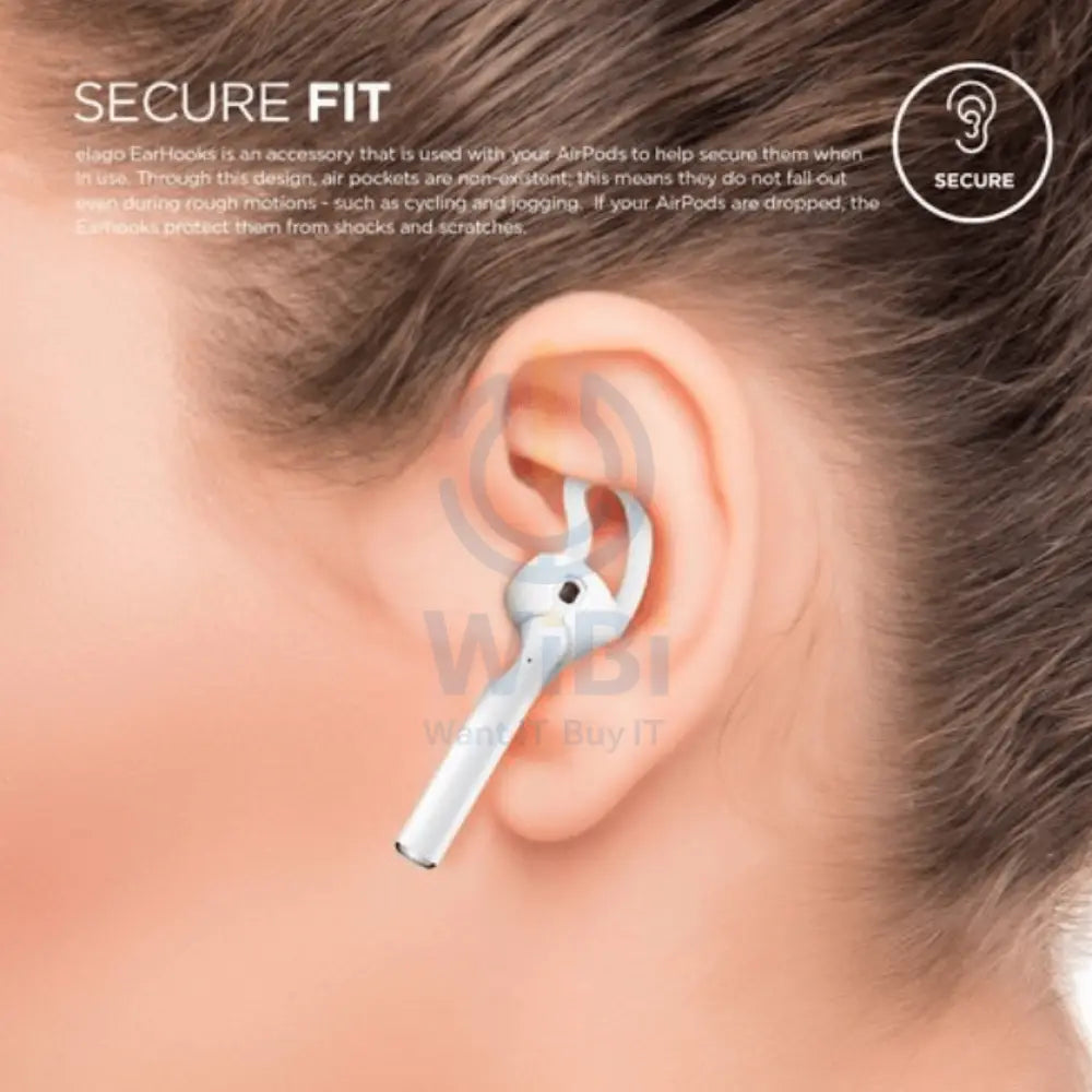 Elago AirPods 1 & 2 EarPad Hook (2 Pairs) - White Accessories > Mobiles & Tablets > Mobiles