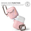 Elago Airpods 1&2 Hang Case - Lovely pink Accessories > Audio > Headphones