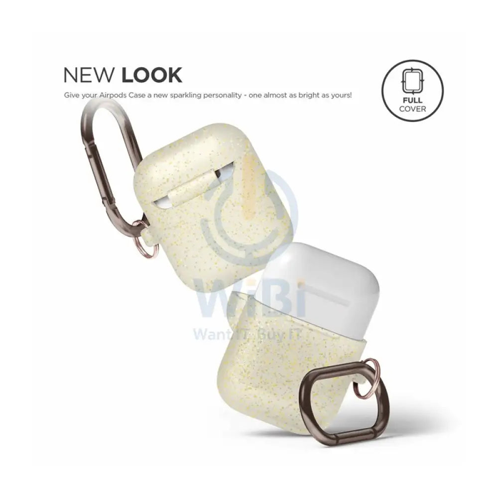 Elago AirPods 1&2 Hang Case - Nightglow Gold Pearl Accessories > Mobiles & Tablets