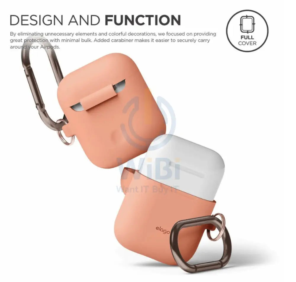 Elago Airpods 1&2 Hang Case - Peach Accessories > Audio > Headphones