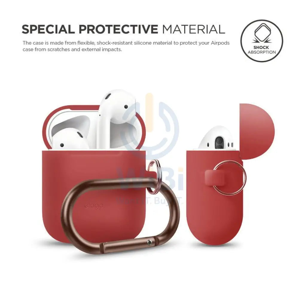 Elago Airpods 1&2 Hang Case - Red Accessories > Audio > Headphones