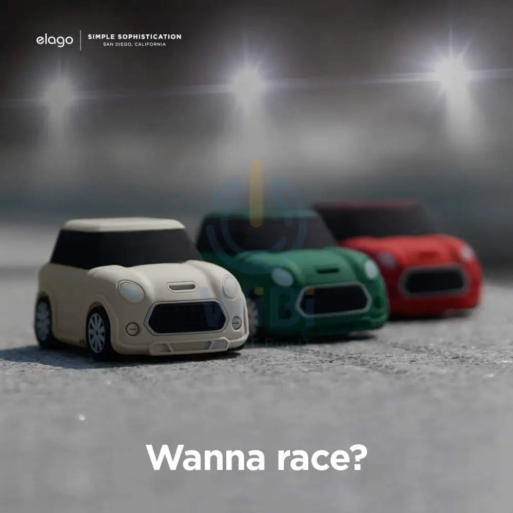 Elago AirPods 1 & 2 Mini Car Case - Classic White Accessories > Mobiles & Tablets > Mobiles