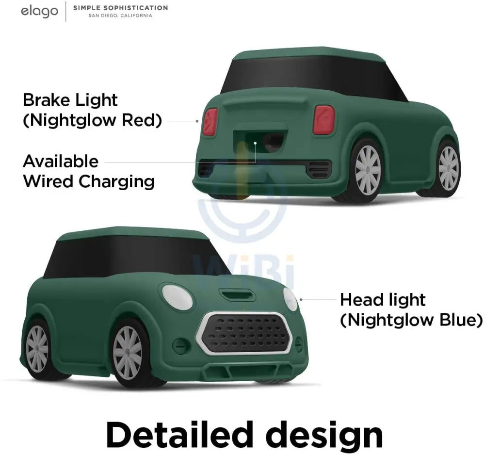 Elago AirPods 1 & 2 Mini Car Case - Green Accessories > Mobiles & Tablets > Mobiles