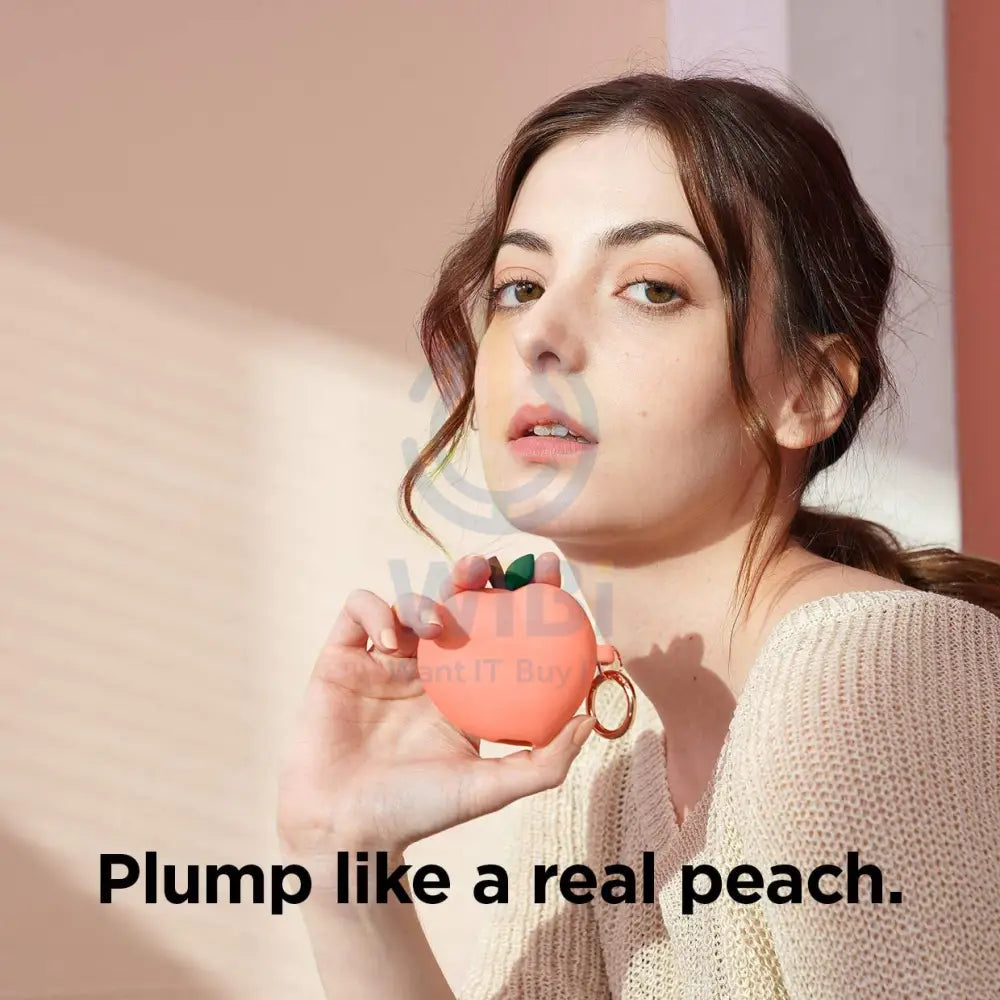 Elago AirPods 1&2 Peach Hang Case - Peach Accessories > Mobiles & Tablets > Tablets