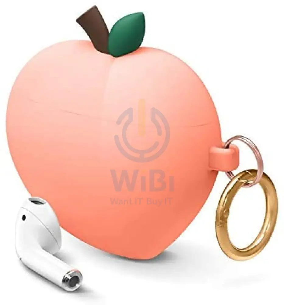 Elago AirPods 1&2 Peach Hang Case - Peach Accessories > Mobiles & Tablets > Tablets