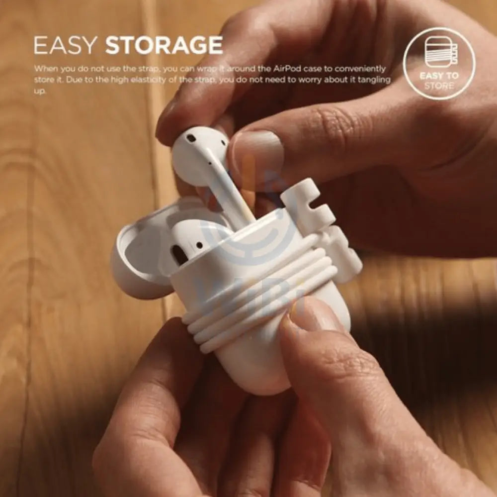 Elago Airpods 1 & 2 / AirPods Pro Strap - Black Accessories > Mobiles & Tablets > Mobiles