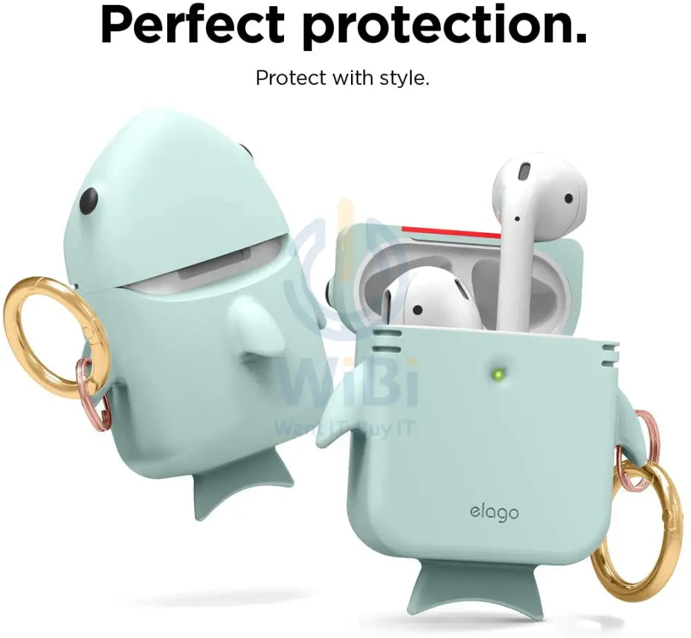 Elago AirPods 1 & 2 Shark Case - Mint Accessories > Mobiles & Tablets > Mobiles