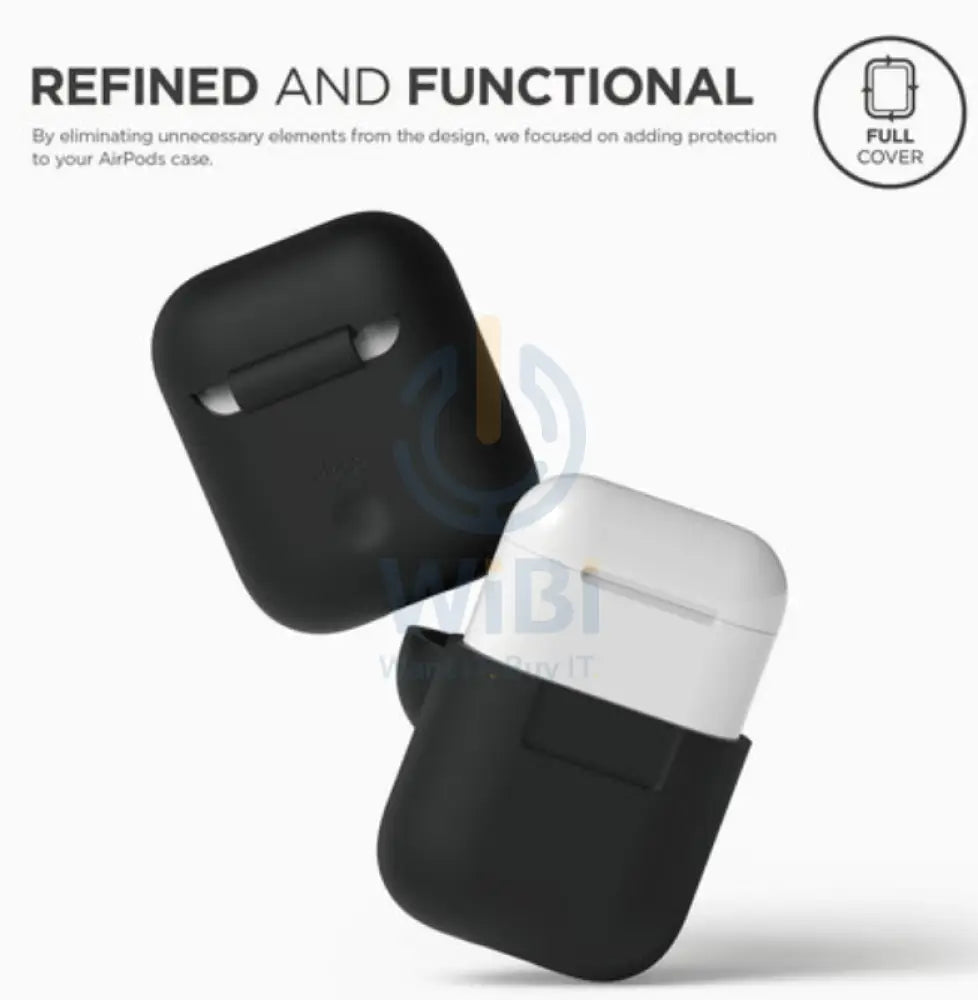 Elago AirPods 1&2 Silicone Case - Black Accessories > Audio > Headphones