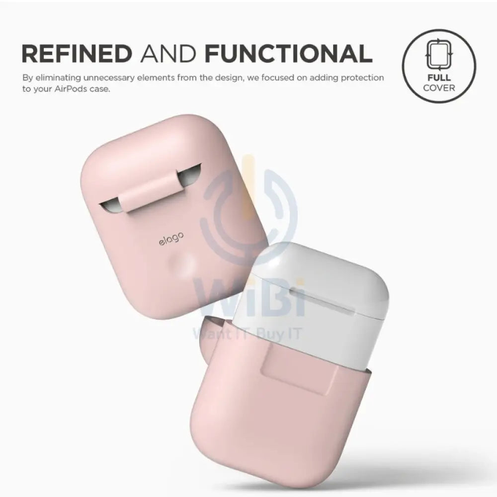 Elago AirPods 1&2 Silicone Case - Lovely pink Accessories > Audio > Headphones
