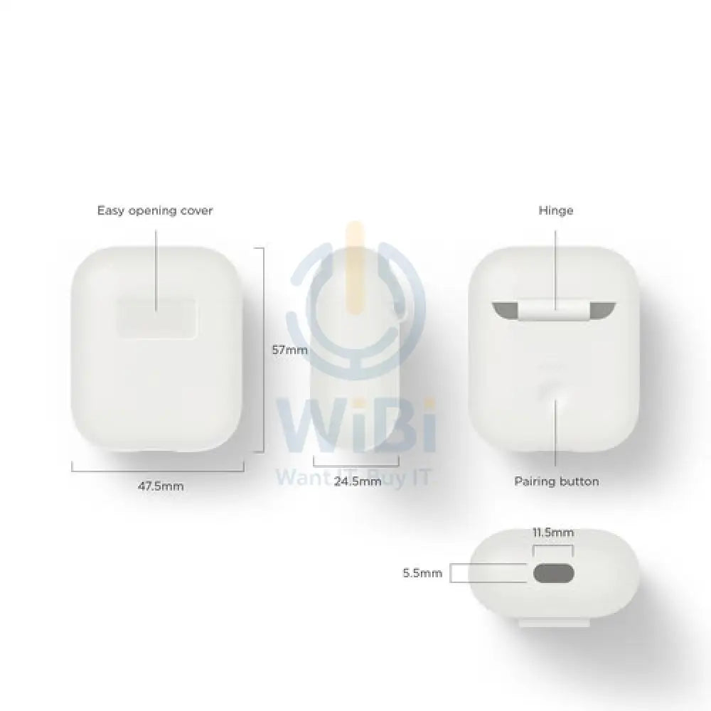 Elago AirPods 1&2 Silicone Case - Nightglow Blue Accessories > Mobiles & Tablets > Mobiles