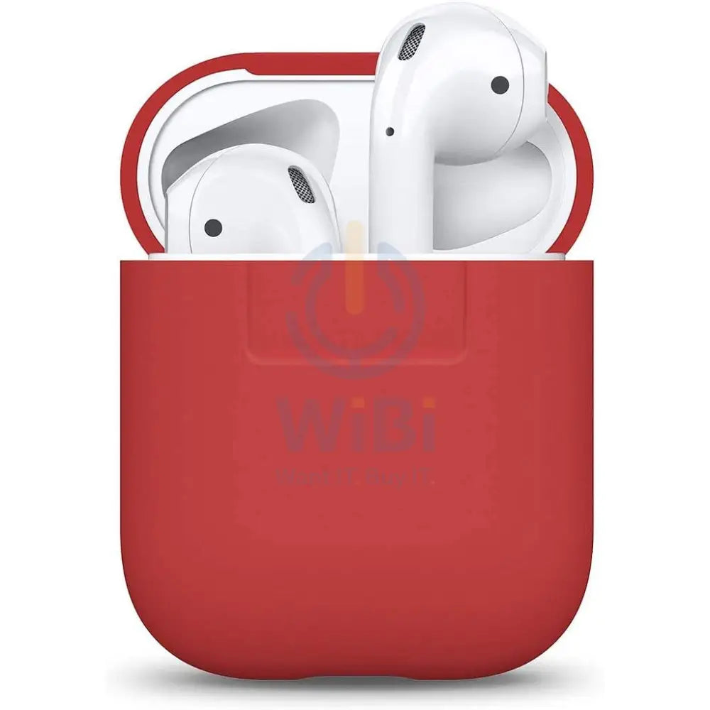 Elago AirPods 1&2 Silicone Case - Red Accessories > Mobiles & Tablets > Mobiles