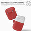 Elago AirPods 1&2 Silicone Case - Red Accessories > Mobiles & Tablets > Mobiles