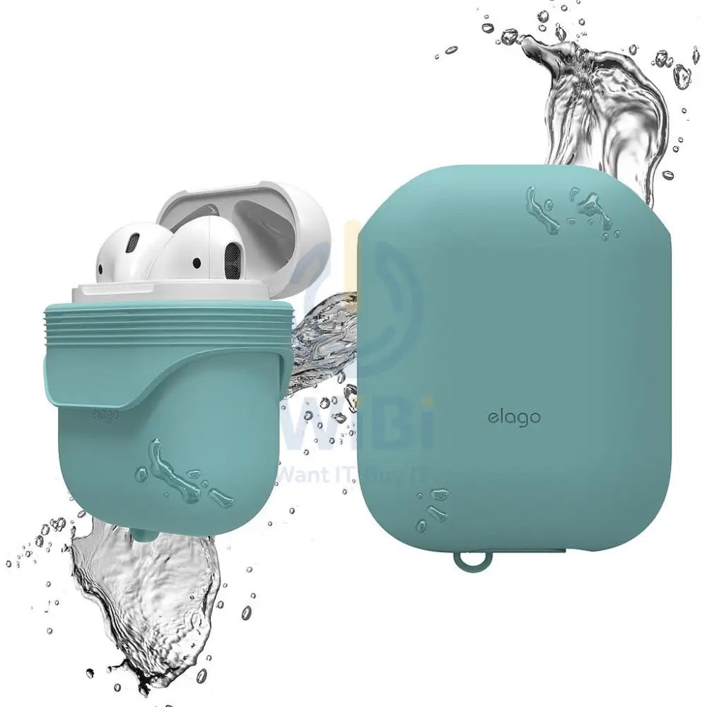 Elago AirPods 1&2 WaterProof Case - Coral Blue Accessories > Mobiles & Tablets > Mobiles