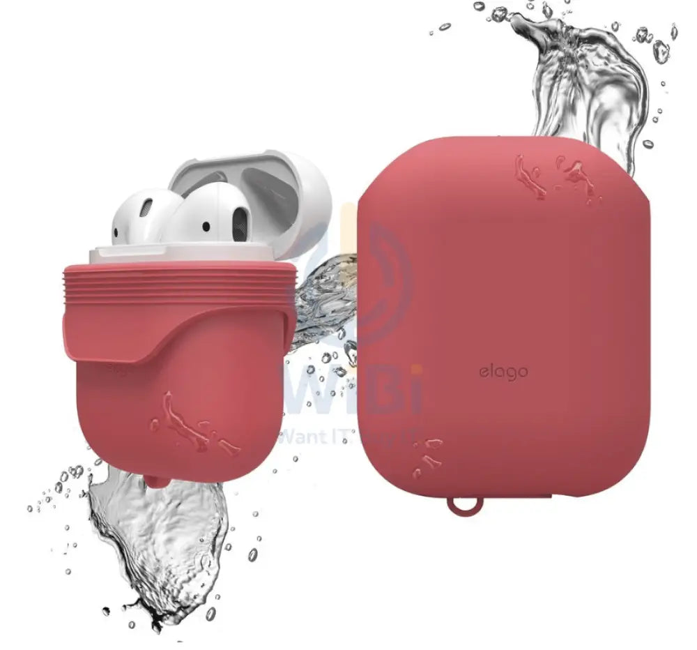 Elago AirPods 1&2 WaterProof Case - Italian Rose Accessories > Mobiles & Tablets > Mobiles